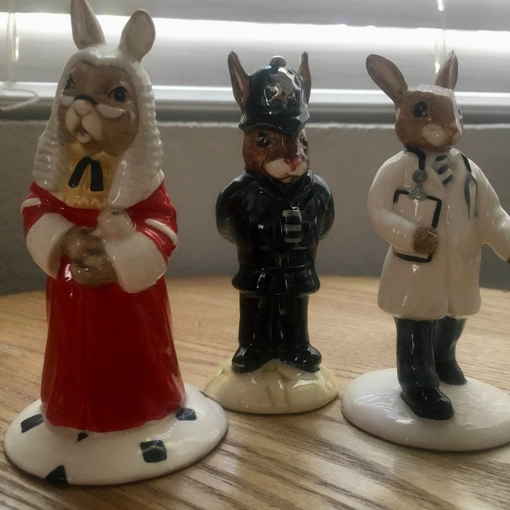 Professional Career Bunnykins Set (including Doctor)- Royal Doulton